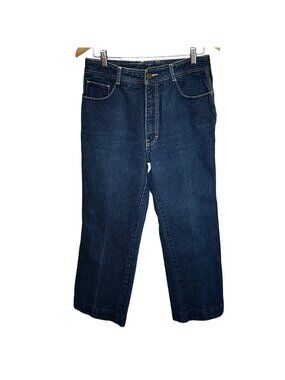 Vintage 80s Jordache J-50 High Rise Straight Leg Jeans Sz 34 31" x 26.5"